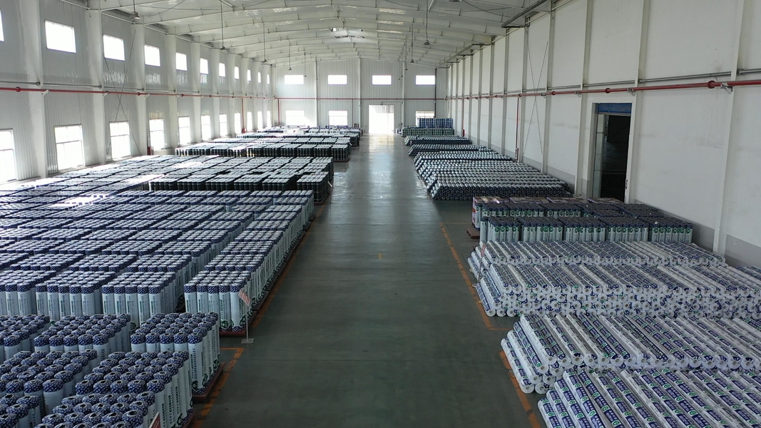 Langfang Hongyuqiao Waterproof Material Co., Ltd. linha de produção do fabricante